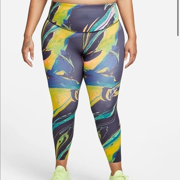 Nike One Luxe 7/8 Leggings 2X - Picture 1 of 11